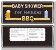 Beer and Baby Talk - Personalized Baby Shower Candy Bar Wrappers thumbnail