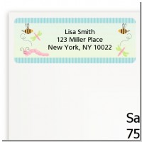 Snug As a Bug - Baby Shower Return Address Labels