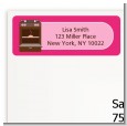 Bun in the Oven Girl - Baby Shower Return Address Labels thumbnail