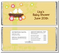 Bird's Nest - Personalized Baby Shower Candy Bar Wrappers