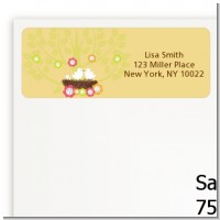 Bird's Nest - Baby Shower Return Address Labels