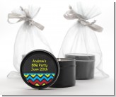 Birthday Boy Chalk Inspired - Birthday Party Black Candle Tin Favors