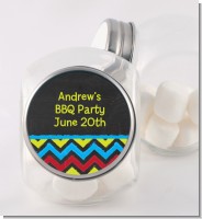 Birthday Boy Chalk Inspired - Personalized Birthday Party Candy Jar