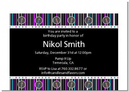 Birthday Wishes - Birthday Party Petite Invitations