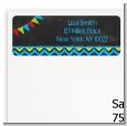 Birthday Boy Chalk Inspired - Birthday Party Return Address Labels thumbnail