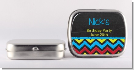 Birthday Boy Chalk Inspired - Personalized Birthday Party Mint Tins