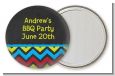 Birthday Boy Chalk Inspired - Personalized Birthday Party Pocket Mirror Favors thumbnail