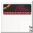 Birthday Girl Chalk Inspired - Birthday Party Return Address Labels thumbnail