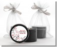 Black and Red Vine - Bridal Shower Black Candle Tin Favors thumbnail
