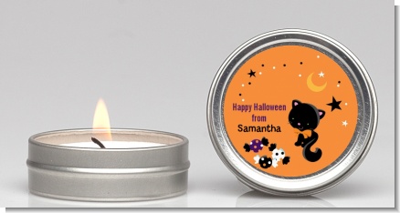 Black Cat - Halloween Candle Favors