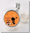 Black Cat - Personalized Halloween Candy Jar thumbnail