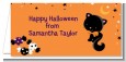 Black Cat - Personalized Halloween Place Cards thumbnail