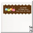 Baby Blocks - Baby Shower Return Address Labels thumbnail