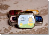 Blooming Baby Boy Caucasian - Personalized Baby Shower Mint Tins