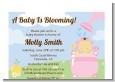 Blooming Baby Girl Asian - Baby Shower Petite Invitations thumbnail