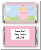 Blooming Baby Girl Asian - Personalized Baby Shower Mini Candy Bar Wrappers