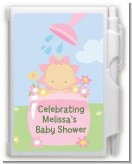 Blooming Baby Girl Caucasian - Baby Shower Personalized Notebook Favor