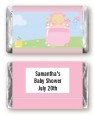 Blooming Baby Girl Caucasian - Personalized Baby Shower Mini Candy Bar Wrappers thumbnail