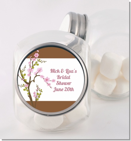 Blossom - Personalized Bridal Shower Candy Jar
