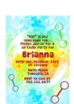 Blowing Bubbles - Birthday Party Petite Invitations thumbnail