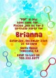 Blowing Bubbles - Birthday Party Invitations thumbnail