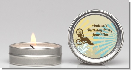 BMX Rider - Birthday Party Candle Favors