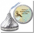 BMX Rider - Hershey Kiss Birthday Party Sticker Labels thumbnail