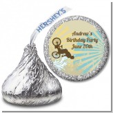 BMX Rider - Hershey Kiss Birthday Party Sticker Labels