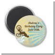 BMX Rider - Personalized Birthday Party Magnet Favors thumbnail