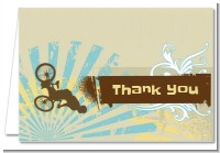 BMX Rider - Birthday Party Thank You Cards