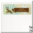 BMX Rider - Birthday Party Return Address Labels thumbnail