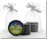 Bonfire - Birthday Party Black Candle Tin Favors