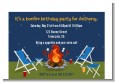 Bonfire - Birthday Party Petite Invitations thumbnail