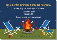 Bonfire - Birthday Party Invitations
