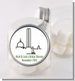 Boston Skyline - Personalized Bridal Shower Candy Jar thumbnail
