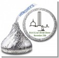 Boston Skyline - Hershey Kiss Bridal Shower Sticker Labels thumbnail