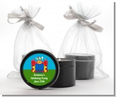 Bounce House - Birthday Party Black Candle Tin Favors