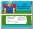 Bounce House - Personalized Birthday Party Candy Bar Wrappers thumbnail