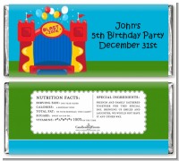 Bounce House - Personalized Birthday Party Candy Bar Wrappers