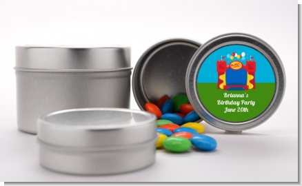 Bounce House - Custom Birthday Party Favor Tins