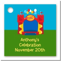 Bounce House - Personalized Birthday Party Card Stock Favor Tags