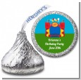 Bounce House - Hershey Kiss Birthday Party Sticker Labels thumbnail