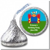 Bounce House - Hershey Kiss Birthday Party Sticker Labels