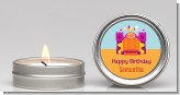 Bounce House Purple and Orange - Birthday Party Candle Favors