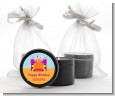 Bounce House Purple and Orange - Birthday Party Black Candle Tin Favors thumbnail