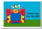 Bounce House - Birthday Party Thank You Cards