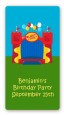 Bounce House - Custom Rectangle Birthday Party Sticker/Labels thumbnail