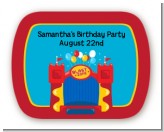 Bounce House - Personalized Birthday Party Rounded Corner Stickers