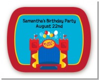Bounce House - Personalized Birthday Party Rounded Corner Stickers