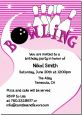 Bowling Girl - Birthday Party Invitations thumbnail